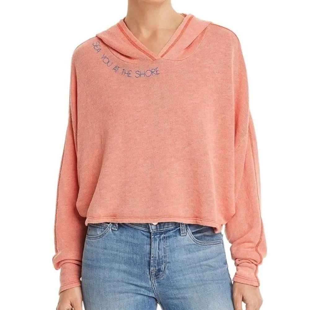 NWT Project Social T Sea You at Cropped Hoodie